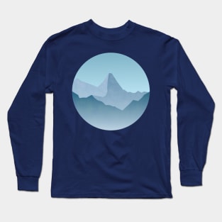 Ice mountain range Long Sleeve T-Shirt